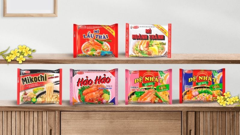 Các sản phẩm đồ ăn liền của Acecook