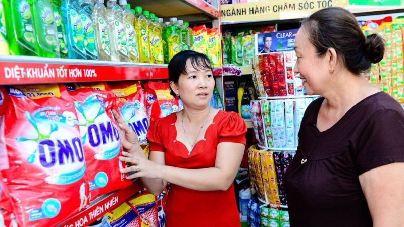 Bột giặt phục vụ nhu cầu sống hàng ngày của gia đình