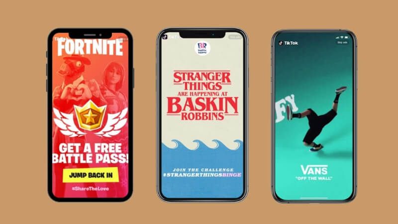 Quảng cáo dạng Brand Takeover hiển thị ngay khi người dùng mở ứng dụng, kéo dài 5 giây
